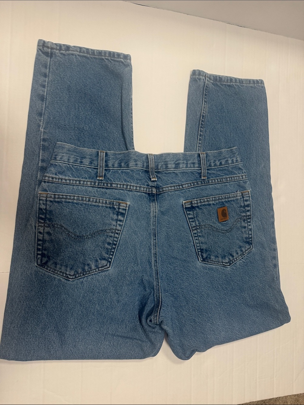Carhartt Men’s Light Blue Relaxed Fit Jeans 34x32 - Picture 7 of 10